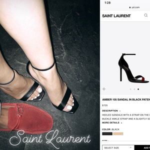 Amber 105 sandal in black